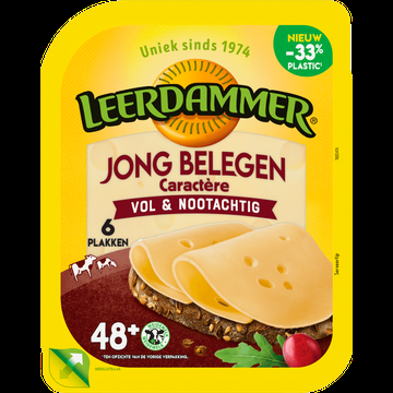 Leerdammer Jong Belegen Caractere plakken 150 g bij Jumbo
