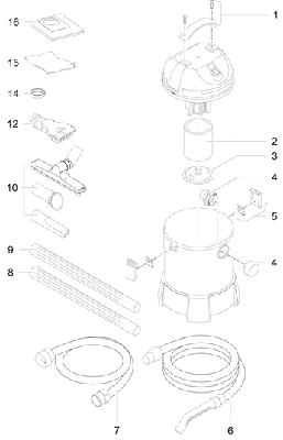 Verv. zuigbuis PondoVac transparant - 44003