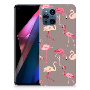 OPPO Find X3 | X3 Pro TPU Hoesje Flamingo