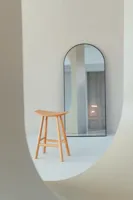 Boogspiegel 180×80 cm - Zwart