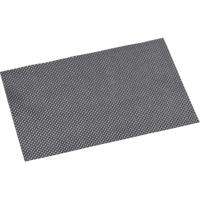 Placemat - zilverkleurig - 4x stuks - geweven - rechthoekig - 29 x 43 cm
