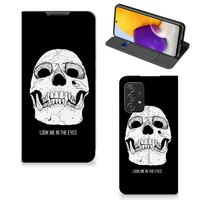 Mobiel BookCase Samsung Galaxy A72 (5G/4G) Skull Eyes - thumbnail