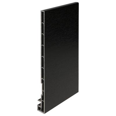 Keralit dakrand boeideel 200mm - Grafietzwart (2821)