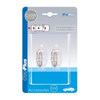 Pro+ Autolamp 12 Volt - 10 Watt. - SV8,5 11X30 - 2 Stuks - thumbnail