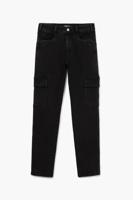 Rechte cargobroek - BLACK - 44