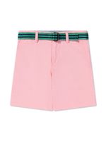 POLO RALPH LAUREN KIDS short droit à logo Polo Pony - Rose