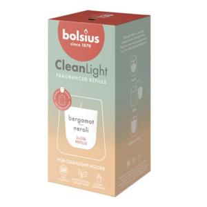 Bolsius Clean Light Navulling Bergamot Neroli 2 Stuks Wit