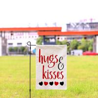 12Ã—18 Double Sided Happy Valentine's Day Garden Flag For Outside