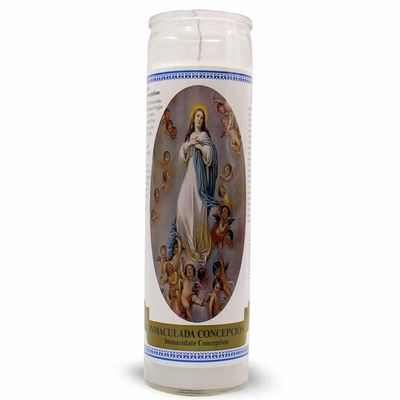 Bedrukte Kaars Immaculate Conception