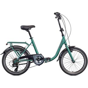 MBM Vouwfiets Limoges vouwfiets 20 Inch Unisex 6V V-Brakes Groen