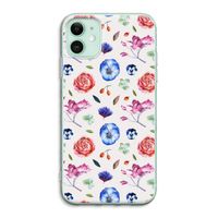 Bloemetjes: iPhone 11 Transparant Hoesje