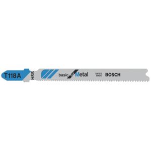 Bosch Accessories 2608631507 Decoupeerzaagblad T 118 A, Basic for Metal, verpakking van 3 stuks 3 stuk(s)