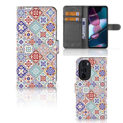 Motorola Edge 30 Pro | Bookcase | Tiles Color
