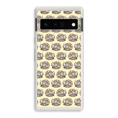 Slapende poes: Google Pixel 6 Pro Transparant Hoesje