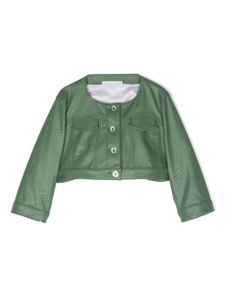 Colorichiari veste en cuir artificiel - Vert