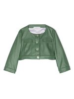 Colorichiari veste en cuir artificiel - Vert - thumbnail