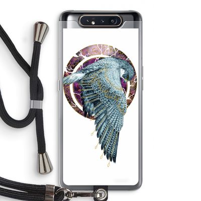 Golden Falcon: Samsung Galaxy A80 Transparant Hoesje met koord
