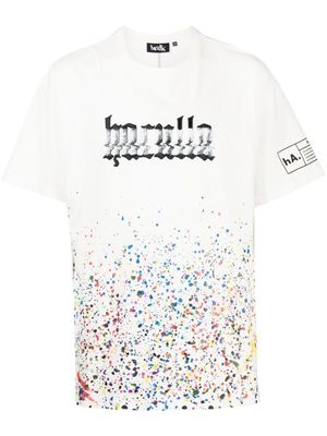 Haculla t-shirt à effet taches de peinture - Blanc