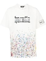 Haculla t-shirt à effet taches de peinture - Blanc