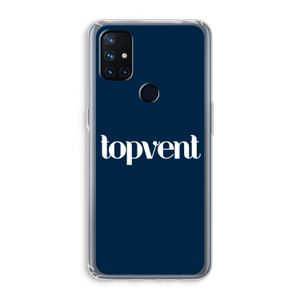 Topvent Navy: OnePlus Nord N10 5G Transparant Hoesje