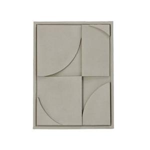 HD Collection Wanddeco D Abstract - Beige|Creme - Polystone