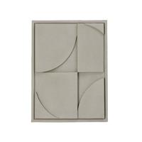 HD Collection Wanddeco D Abstract - Beige|Creme - Polystone