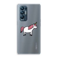 Eenhoorn: Oppo Find X3 Neo Transparant Hoesje