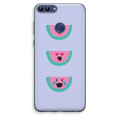 Smiley watermeloen: Huawei P Smart (2018) Transparant Hoesje