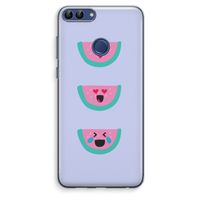 Smiley watermeloen: Huawei P Smart (2018) Transparant Hoesje