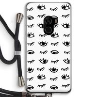 Eye pattern #2: Xiaomi Mi Mix 2 Transparant Hoesje met koord
