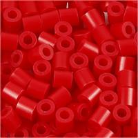 NABBI Strijkkralen, afm 5x5 mm, gatgrootte 2,5 mm, medium, rood (32231), 6000 stuk/ 1 doos