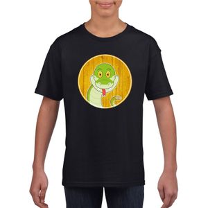 T-shirt slang zwart kinderen