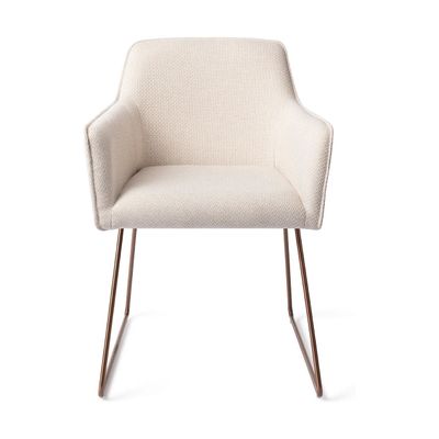 Jesper Home Hofu eetkamerstoel Enoki slide rose