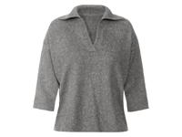 esmara Dames gebreide pullover (M (40/42), Donkergrijs)