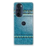 Motorola Edge 30 Pro | Sillicone Back Cover | Jeans