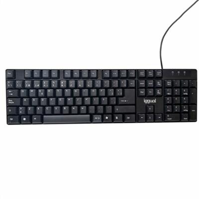 Toetsenbord iggual CK-FRAMELESS-105T Zwart