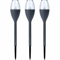 Tuinfakkel Progarden Donker grijs Plastic 21 x 8 x 31 cm (3 Onderdelen)