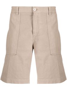 Brunello Cucinelli bermuda en coton - Marron