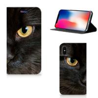 Apple iPhone X | Xs | Hoesje maken | Zwarte Kat