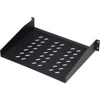 Digitus DN-19 TRAY-2-55-SW 19 inch Apparaatbodem voor patchkast 2 HE Vast inbouw Geschikt voor kastdiepte: vanaf 800 mm Zwart - thumbnail