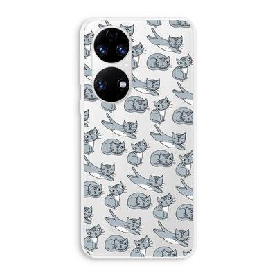 Poezen: Huawei P50 Transparant Hoesje