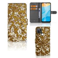 Wallet Case OPPO A15 Barok Goud Wallet Case OPPO A15 Barok Goud