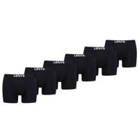 Levi's Boxershorts Heren 6-pack Solid Organic Cotton Black-XXL