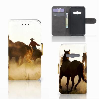 Samsung Galaxy Xcover 3 | Xcover 3 VE | Telefoonhoesje | Met pasjeshouder | Design Cowboy