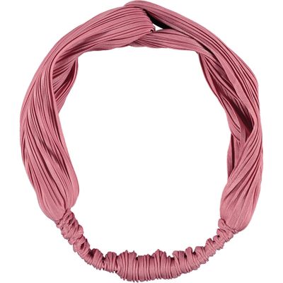 Sarlini Stoffen Haarband / Hoofdband Rib Roze