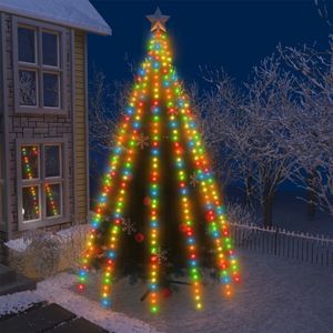 VidaXL Kerstboomverlichting 500 led&apos;s meerkleurig binnen/buiten 500 cm