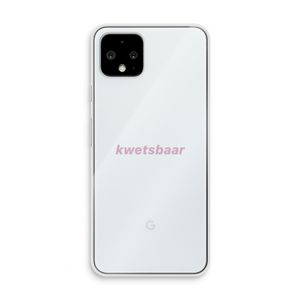 kwetsbaar: Pixel 4 Transparant Hoesje