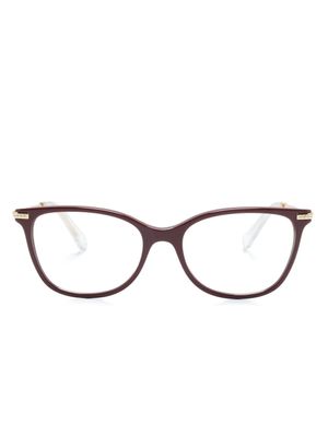 Swarovski Eyewear lunettes de vue SK2010 à monture carrée - Rouge