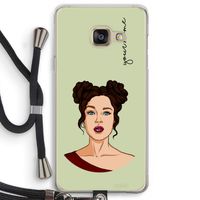 Pop-Art Creator: Samsung Galaxy A3 (2016) Transparant Hoesje met koord