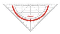 Geodriehoek Maped 028600 160mm flexibel transparant - thumbnail